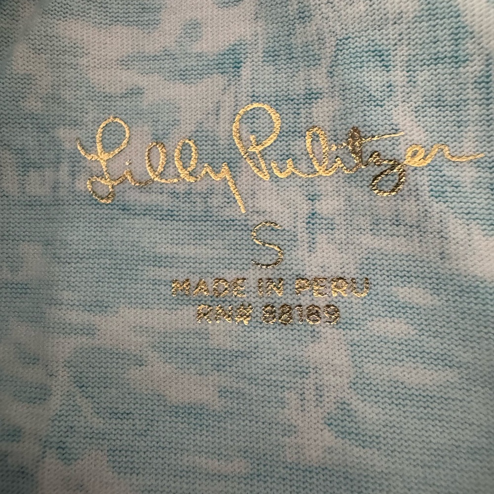 NWT LILLY  Pulitzer KRISTEN Shorely Blue NYC TOILE DRESS, S - Picture 6 of 8